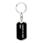 Coast Guard Son v2 - Luxury Dog Tag Keychain