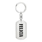 Felicia v01 - Luxury Dog Tag Keychain