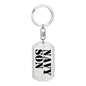 Navy Son - Luxury Dog Tag Keychain