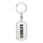 Kathryn v01 - Luxury Dog Tag Keychain