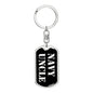 Navy Uncle v2 - Luxury Dog Tag Keychain