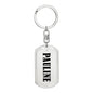 Pauline v01 - Luxury Dog Tag Keychain