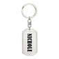 Nichole v01 - Luxury Dog Tag Keychain