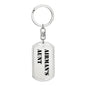 Airman's Aunt - Luxury Dog Tag Keychain