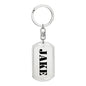 Jake - Luxury Dog Tag Keychain