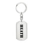 Heath - Luxury Dog Tag Keychain