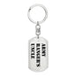 Army Ranger's Uncle - Luxury Dog Tag Keychain
