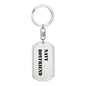 Navy Boyfriend - Luxury Dog Tag Keychain