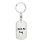 Love My Frog - Luxury Dog Tag Keychain