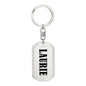 Laurie v01 - Luxury Dog Tag Keychain