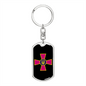 Ukrainian Armed Forces - Luxury Dog Tag Keychain