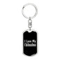 Love My Chihuahua v2 - Luxury Dog Tag Keychain