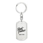 Best Father Since 1962 - Luxury Dog Tag Keychain