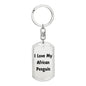 Love My African Penguin - Luxury Dog Tag Keychain
