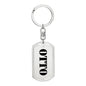 Otto - Luxury Dog Tag Keychain