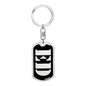 Ed v3 - Luxury Dog Tag Keychain