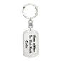 Black Mouth Cur's Home - Luxury Dog Tag Keychain