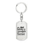 Airedale Terrier - Luxury Dog Tag Keychain