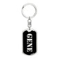 Gene v3 - Luxury Dog Tag Keychain