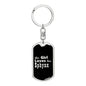 Sphynx v2 - Luxury Dog Tag Keychain