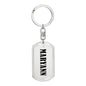 Maryann v01 - Luxury Dog Tag Keychain