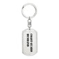 Coast Guard Husband - Luxury Dog Tag Keychain