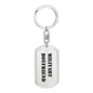 Military Boyfriend - Luxury Dog Tag Keychain
