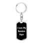 Love My Bamboo Viper v2 - Luxury Dog Tag Keychain