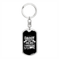 Daddy - Luxury Dog Tag Keychain