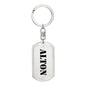 Alton - Luxury Dog Tag Keychain