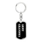 Army Grandma v2 - Luxury Dog Tag Keychain