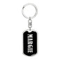 Margie v02 - Luxury Dog Tag Keychain