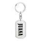 Juana v01 - Luxury Dog Tag Keychain