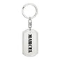 Marcel - Luxury Dog Tag Keychain