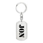Jon - Luxury Dog Tag Keychain