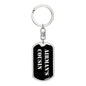 Airman's Cousin v2 - Luxury Dog Tag Keychain