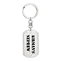 Airman's Nephew - Luxury Dog Tag Keychain