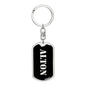 Alton v3 - Luxury Dog Tag Keychain