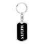 Martin v3 - Luxury Dog Tag Keychain