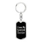 Love My Scottish Terrier v2 - Luxury Dog Tag Keychain