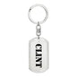Clint - Luxury Dog Tag Keychain