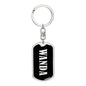 Wanda v02 - Luxury Dog Tag Keychain