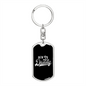 New Daddy - Luxury Dog Tag Keychain