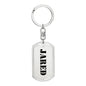 Jared - Luxury Dog Tag Keychain