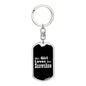 Snowshoe v2 - Luxury Dog Tag Keychain