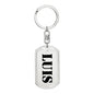 Luis - Luxury Dog Tag Keychain