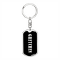 Gretchen v02 - Luxury Dog Tag Keychain