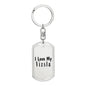 Love My Vizsla - Luxury Dog Tag Keychain