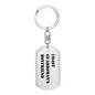 Coast Guardsman's Boyfriend - Luxury Dog Tag Keychain