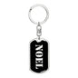 Noel v3 - Luxury Dog Tag Keychain